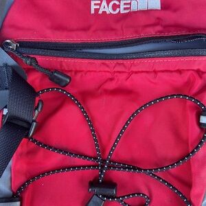 Red Backpack with Black Accents